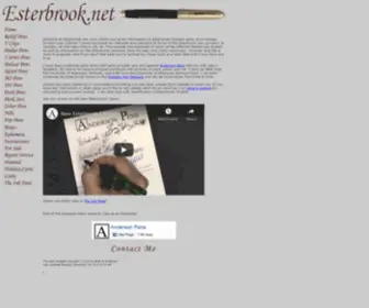 Esterbrook.net(Your source for Esterbrook on the net) Screenshot