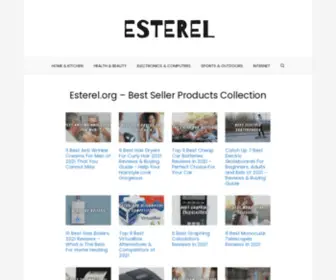 Esterel.org(Best Seller Products Collection) Screenshot