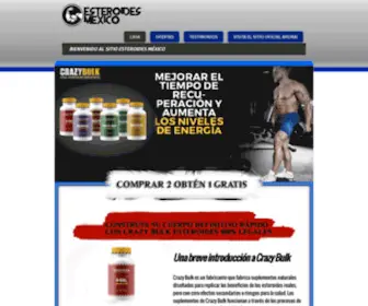 Esteroidesmexico.com(CRAZY BULK M) Screenshot