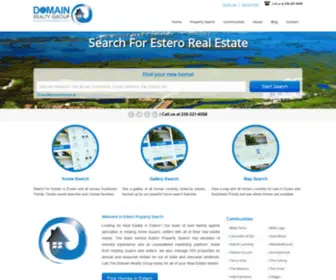 Esteropropertysearch.com(Real Estate Estero) Screenshot