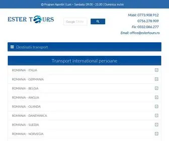 Estertours.ro(Ester Tours) Screenshot