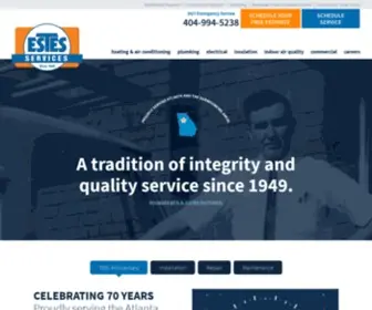 Estesair.com(Estes Services) Screenshot