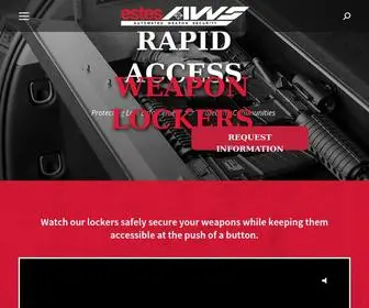 Estesaws.com(Rapid Access Weapon Lockers) Screenshot