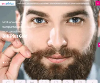 Estethica.ru(Hair Transplant and Surgical Procedures Hospital) Screenshot