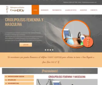 Esteticacorpsdor.com(Corps D'or) Screenshot