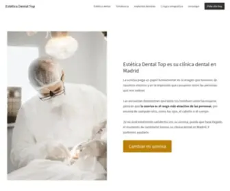 Esteticadental.top(Clínica dental en Madrid) Screenshot