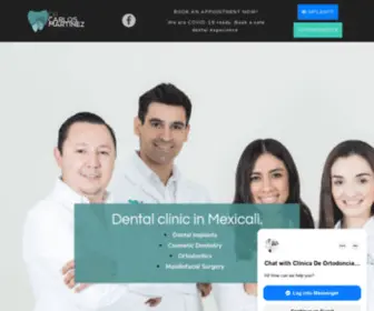 Esteticadentalyortodoncia.com(Dental Implants in Mexicali) Screenshot