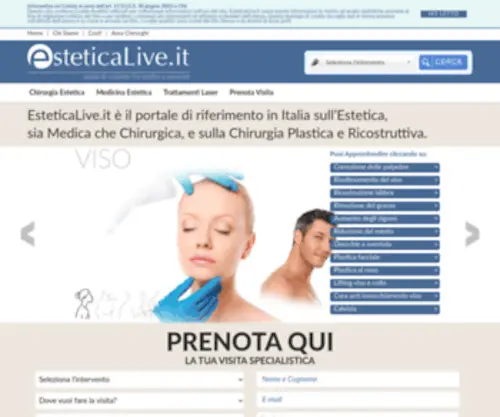 Esteticalive.it(Chirurgia Estetica) Screenshot