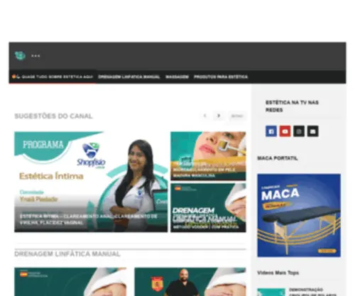 Esteticanatv.com.br(Programa Estética na TV) Screenshot