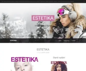 Estetika.cz(časopis ESTETIKA inspirace krásou) Screenshot