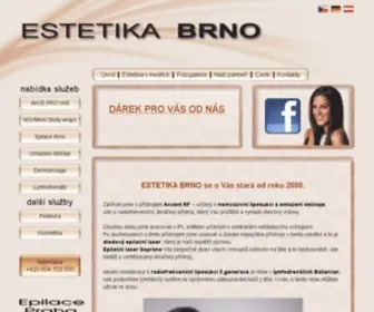 Estetikabrno.cz(ESTETIKA BRNO Estetika Brno) Screenshot