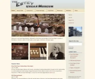 Esteyorganmuseum.org(Estey Organ Museum) Screenshot