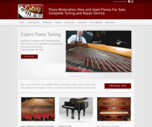 Esteypiano.com(Estey Piano Service) Screenshot