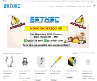 Esthec.com.br(Materiais) Screenshot