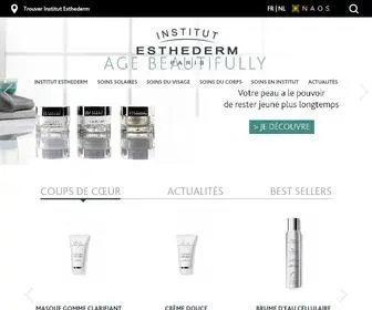 Esthederm.be(Institut Esthederm®) Screenshot