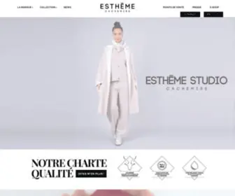 Estheme.com(ESTHEME CACHEMIRE) Screenshot