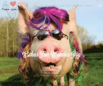 Estherthewonderpig.com(Esther The Wonder Pig) Screenshot