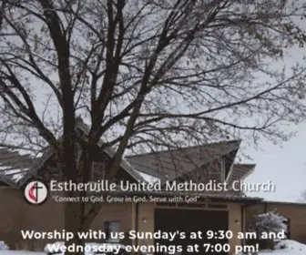 Esthervilleumc.com(Estherville United Methodist church Connect to God) Screenshot