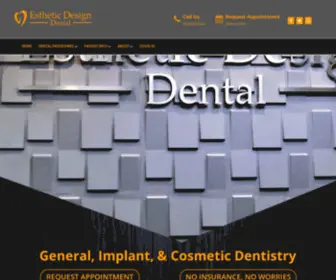 EsthetiCDesigndental.com(Esthetic Design Dental) Screenshot