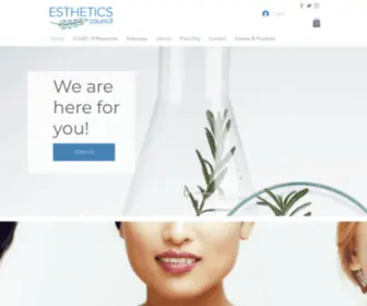 Estheticscouncil.org(The mission of the Esthetics Council) Screenshot