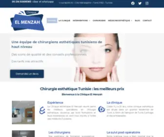 Esthetiquecontact.com(Chirurgie esthetique Tunisie) Screenshot