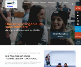 Estia.fr(Ecole Supérieure des Technologies Industrielles Avancées) Screenshot