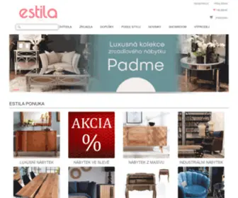 Estila-Nabytek.cz(Designový) Screenshot
