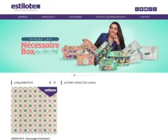 Estilotex.com.br(Produtos para Artesanato) Screenshot