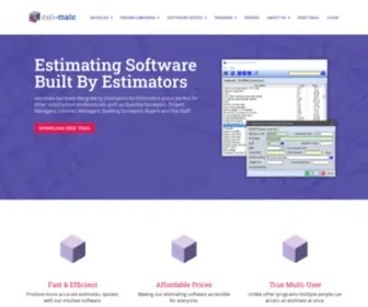 Estimate.co.uk(Our software has been designed by Estimators for Estimators and) Screenshot