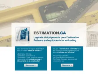 Estimation.ca(Logiciels pour entrepreneurs généraux et spécialisés de la construction) Screenshot