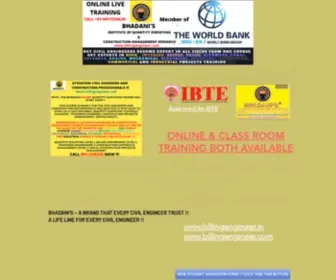 Estimationandcosting.com(Bhadanis Quantity Surveyors Training Institute) Screenshot