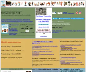 Estimedesoi.net(FORMATION ET INTERVENTION PSYCHOSOCIALE) Screenshot