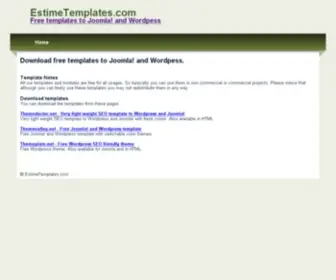 Estimetemplates.com(Free Joomla templates & modules from Estime Templates) Screenshot