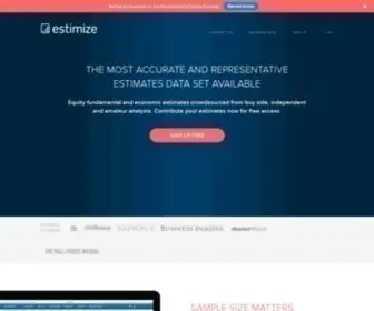 Estimize.com(Estimize) Screenshot