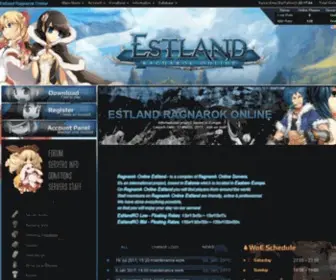 Estlandro.cc(Estland Ragnarok Online) Screenshot