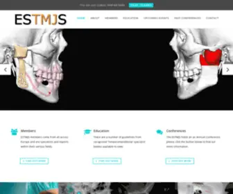 ESTMJS.org(The European Society of Temporomandibular Joint Surgeons) Screenshot