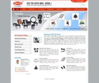 Estoautoparts.com(Needle roller bearings) Screenshot