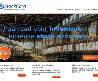 Estockcard.com(Chronos eStockCard Inventory Software) Screenshot