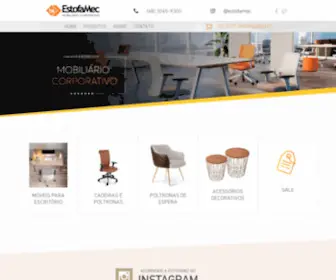 Estofamec.com.br(Móveis para Escritório) Screenshot