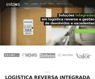Estoks.com.br(Saldão de estoques e excedentes das melhores empresas) Screenshot