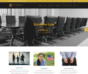 Estolanolaw.com(Chula Vista) Screenshot