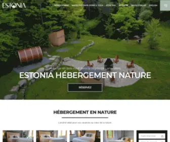 Estoniahebergement.com(Auberge Estonia : Une auberge à Rawdon en plein coeur de la nature) Screenshot