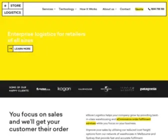 Estorelogistics.com.au(ECommerce Logistics) Screenshot