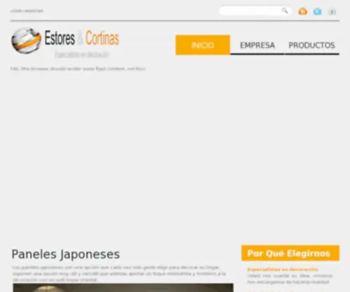 Estores-Cortinas.es(Decoración) Screenshot