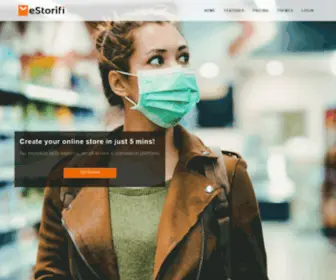 Estorifi.com(Create your Online Store today) Screenshot