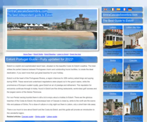 Estorilportugalguide.com(Estoril Portugal Guide) Screenshot