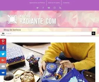 Estoyradiante.com(Blog de belleza) Screenshot