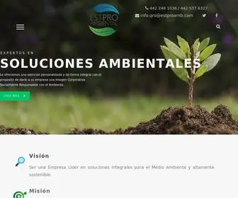 Estproambiental.com.mx(Soluciones Ambientales) Screenshot