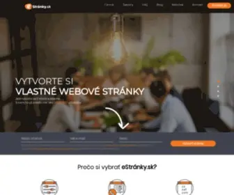 Estranky.sk(Webové stránky zadarmo) Screenshot