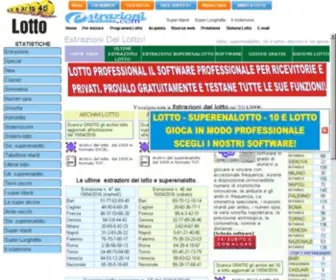 Estrazionidellotto.com Screenshot